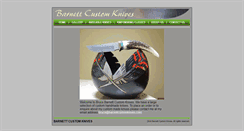 Desktop Screenshot of barnettcustomknives.com